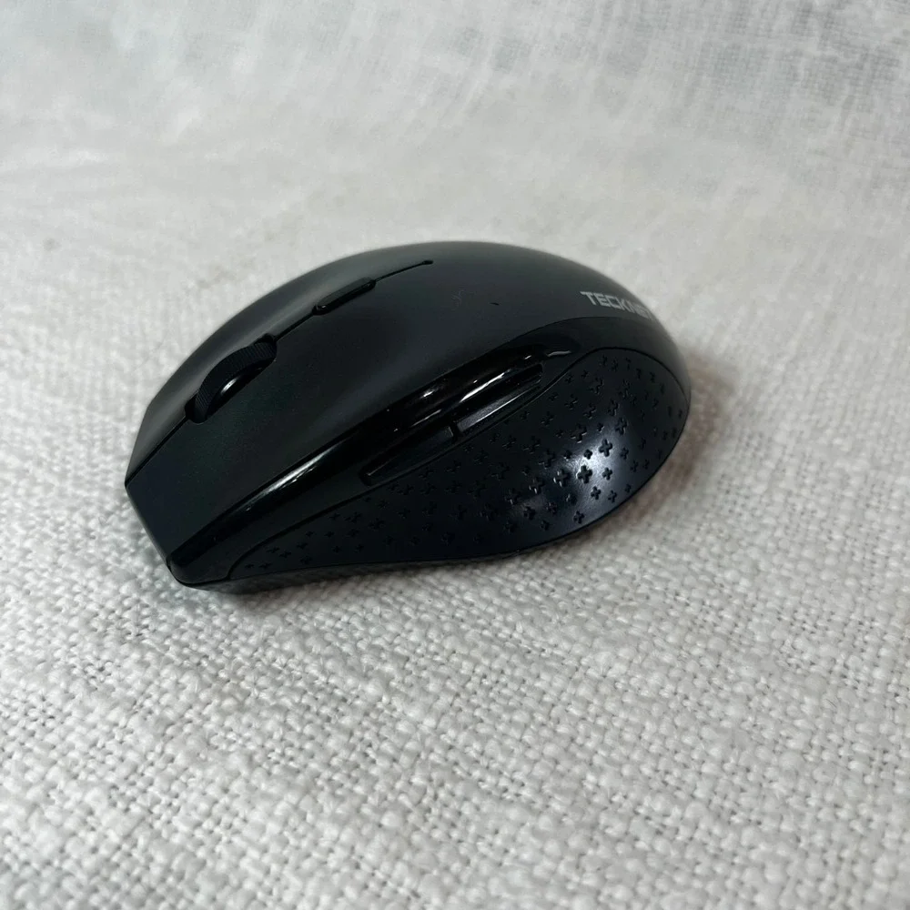 Tecknet‎ Mouse MS002 Ergonomic 2.4G Wireless USB AA Battery Black